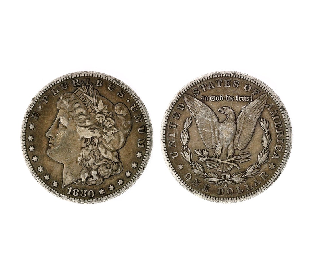 1880-S U.S. Morgan Silver Dollar Coin: Gov. File: C-99305 1880-S U.S. Morgan Silver Dollar Coin Asset Type: Coin-Silver Dollar Shipping: $9.95