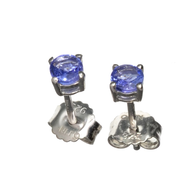 0.50CT Round Cut Tanzanite And Platinum Over Sterling Silver Earrings: Gov. File: H-15007 0.50CT Round Cut Tanzanite And Platinum Over Sterling Silver Earrings Retail Replacement Value: $0.8K Asset Type: Sterling Silver Earrings Shipping: $19.95