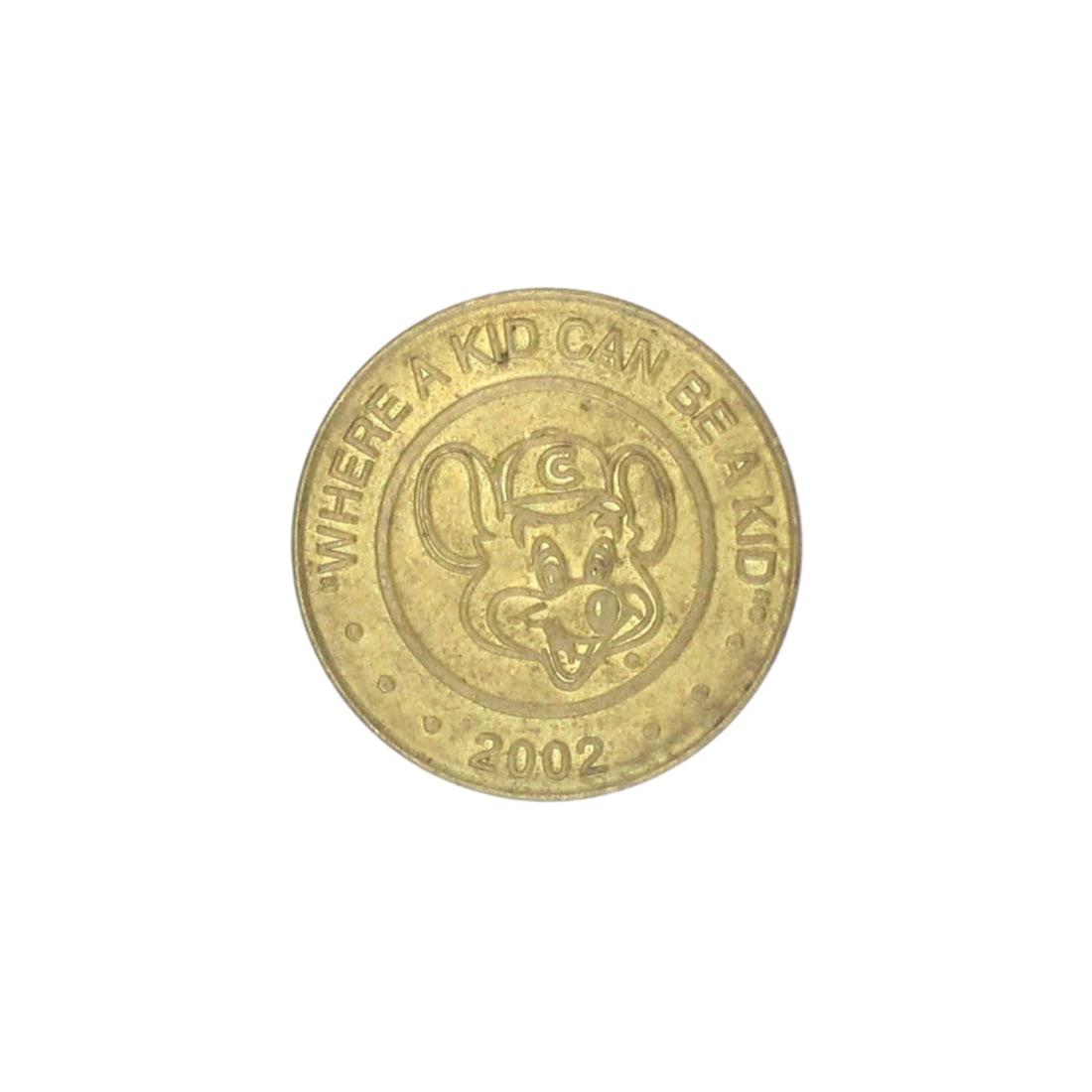 2002 Chuck E. Cheese Token: Gov. File: C-65595 2002 Chuck E. Cheese Token Asset Type: Coin Shipping: $9.95