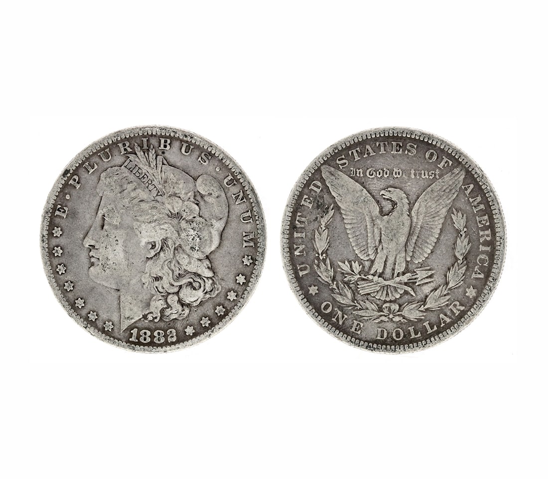 1882 U.S. Morgan Silver Dollar Coin: Gov. File: C-99348 1882 U.S. Morgan Silver Dollar Coin Asset Type: Coin-Silver Dollar Shipping: $9.95