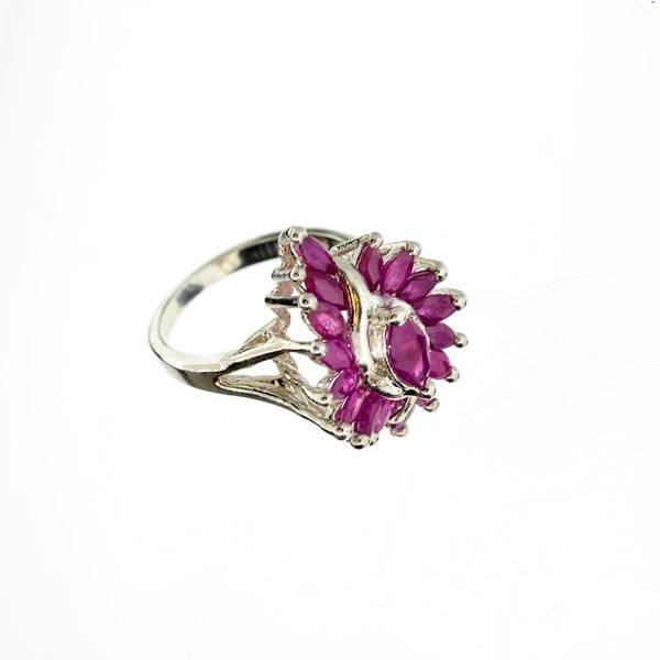 APP: 3.5k 4.80CT Ruby & Sterling Silver Ring: 4.80CT Ruby and Sterling Silver Ring - Appraisal Value: $3.5K