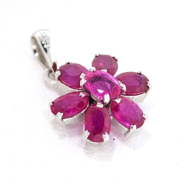 APP: 6k 3CT Oval Cut Ruby Over Sterl Silver Pendant: 3.10CT Oval Cut Ruby Platinum Over Sterling Silver Pendant - Appraisal Value: $6.1K