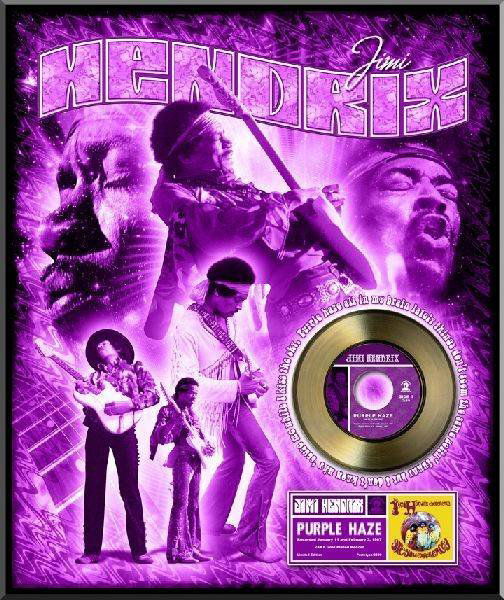 JIMI HENDRIX "Purple Haze" Gold 45: JIMI HENDRIX "Purple Haze"