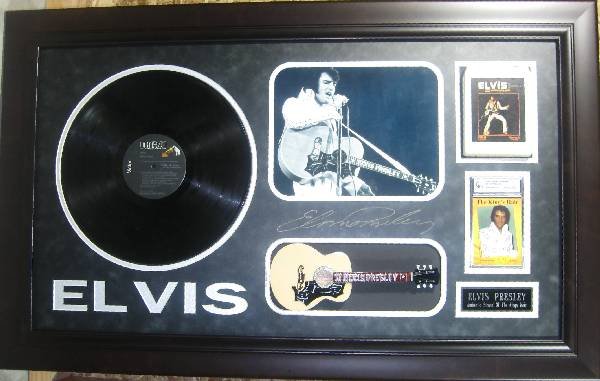 Elvis Presley Mini Guitar Collage - Plate Signatures: Elvis Presley Mini Guitar Collage - Plate Signatures ==