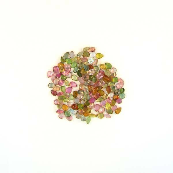 APP: 3k 20 CT Pear Cut, Multi-Colored Tourmaline Parcel: 20.95CT Pear Cut, Multi-Colored Tourmaline Parcel - Appraisal Value: $3.5K