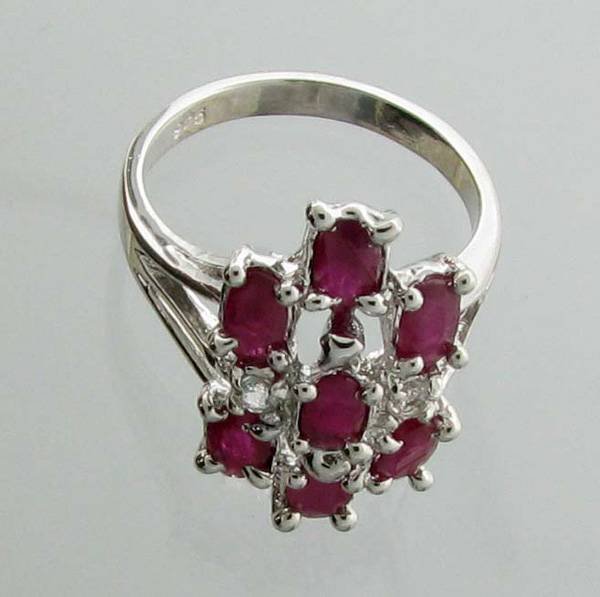 APP: 2.8k 1.84CT Ruby & Sterling Silver Ring: 1.84CT Ruby and Sterling Silver Ring - Appraisal Value: $2.7K