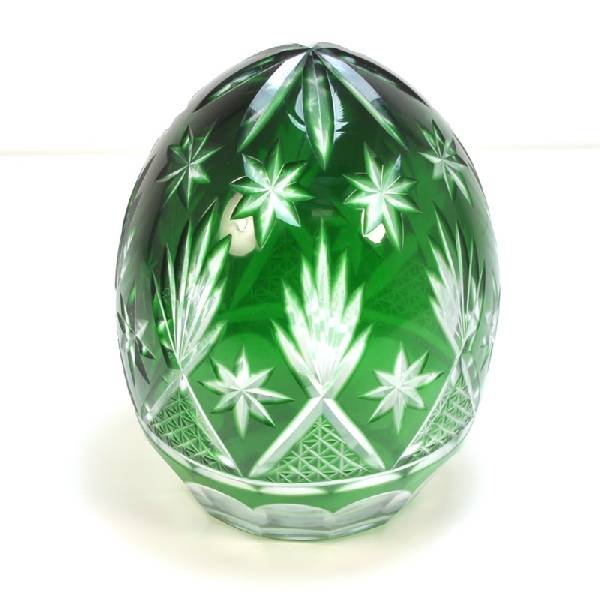 Green Cut Overlay Egg: Green Cut Overlay Egg