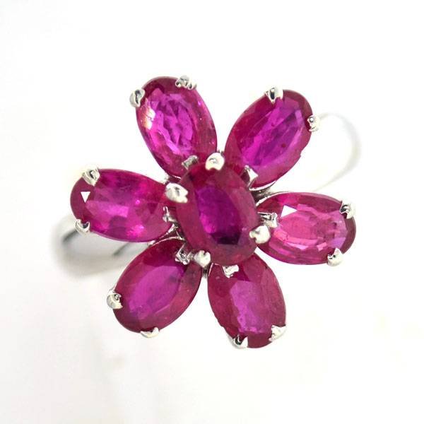 APP: 7k 3CT Oval Cut Ruby Plat Over Sterl Silver Ring: 3.67CT Oval Cut Ruby Platinum Over Sterling Silver Ring - Appraisal Value: $7.4K