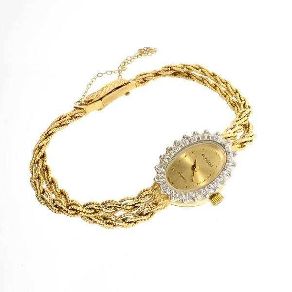 APP: 4.6k *14 kt. Gold, 0.18CT Diamond Concord Watch: *14 kt. Gold, 0.18CT Diamond Concord Watch - Appraisal Value: $4.5K
