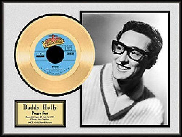 BUDDY HOLLY ''Peggy Sue'' Gold Record: BUDDY HOLLY "Peggy Sue"
