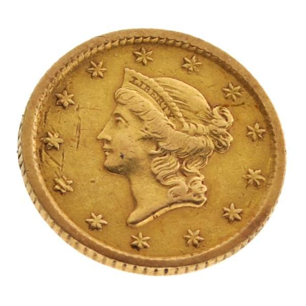 1853 $1 US Liberty Head Type Gold Coin - Investment: 1853 $1 US Liberty Head Type Gold Coin