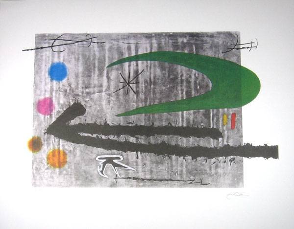 JOAN MIRO Toward the Left Print, Limited Edition: JOAN MIRO: Toward the Left Print