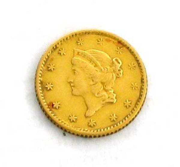 1853 $1 US Liberty Head Type Gold Coin - Investment: 1853 $1 US Liberty Head Type Gold Coin