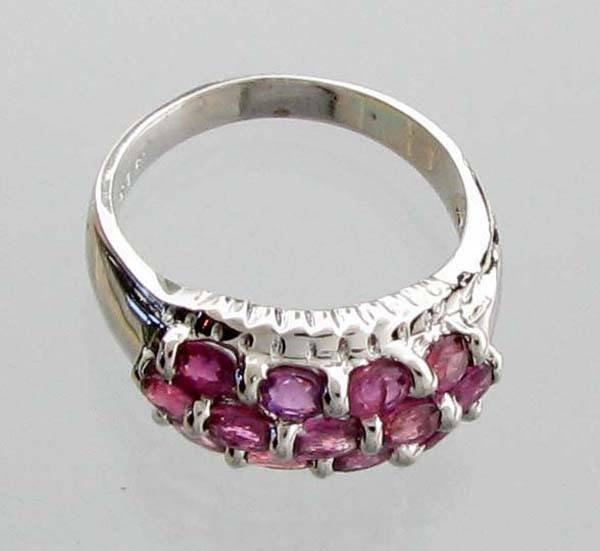 APP: 2.5k 1.54CT Oval Cut Ruby & Sterling Silver Ring: 1.54CT Oval Cut Ruby and Sterling Silver Ring - Appraisal Value: $2.4K