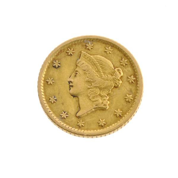 1853 $1 US Liberty Head Type Gold Coin - Investment: 1853 $1 US Liberty Head Type Gold Coin