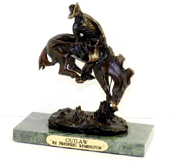 Outlaw- By Frederic Remington-Bronze Reissue: Outlaw- By Frederic Remington-Bronze Reissue