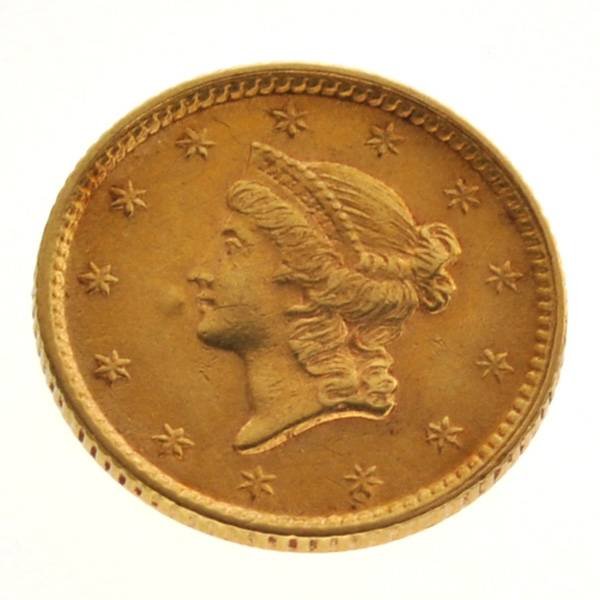 1853 $1 US Liberty Head Type Gold Coin - Investment: 1853 $1 US Liberty Head Type Gold Coin
