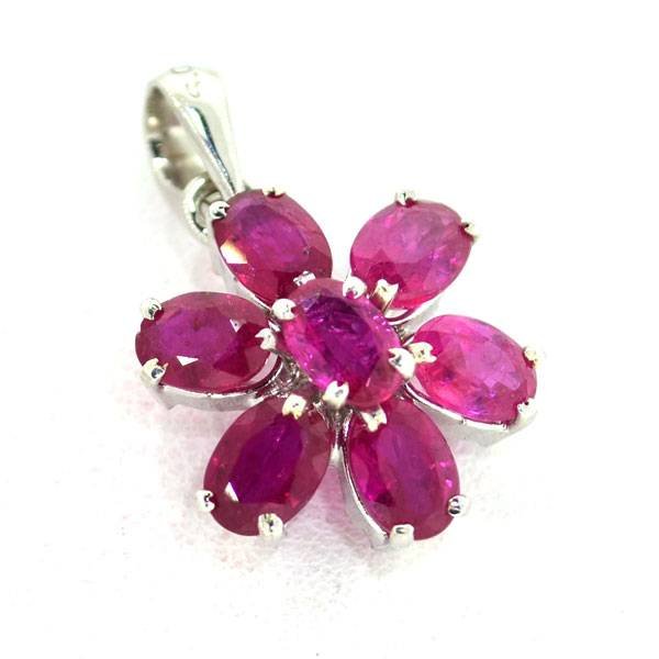 APP: 6k 2CT Oval Cut Ruby Sterl Silver Pendant: 2.98CT Oval Cut Ruby Platinum Over Sterling Silver Pendant - Appraisal Value: $5.9K