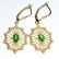 APP: 3.2k 14 kt Gold 0.76CT Oval Cut Tsavorite Earrings