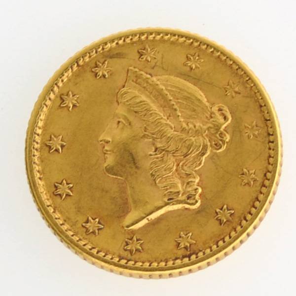1853 $1 U.S Liberty Head Type Gold Coin - Investment: 1853 $1 U.S Liberty Head Type Gold Coin