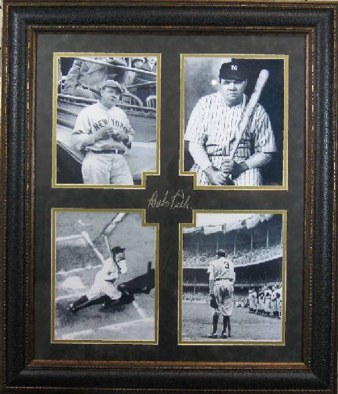 Babe Ruth - Plate Signature: Babe Ruth - Plate Signatures ==