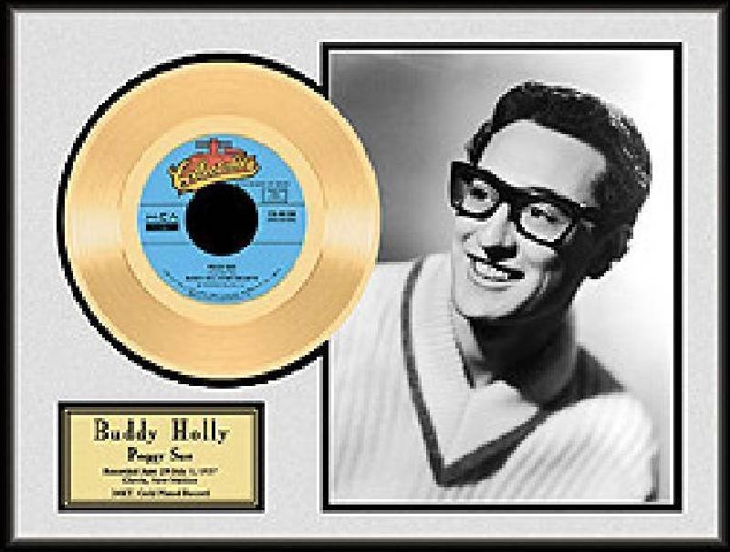 BUDDY HOLLY "Peggy Sue" Gold Record: BUDDY HOLLY "Peggy Sue"