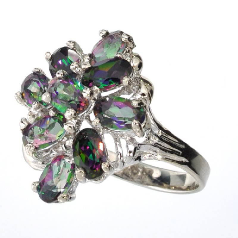 APP: 1k 4CT Oval Cut Imperial Topaz & Silver Ring: 4.43CT Oval Cut Imperial Topaz and Platinum Over Sterling Silver Ring - Appraisal Value: $1.1K