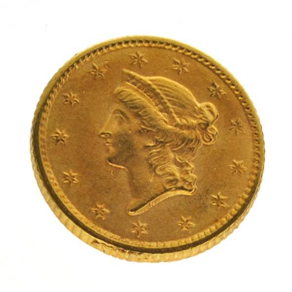 1853 $1 U.S Liberty Head Type Gold Coin - Investment: 1853 $1 U.S Liberty Head Type Gold Coin