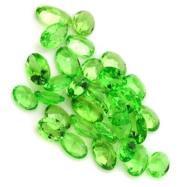 APP: 8.7k 5.83CT Oval Cut Tsavorite Parcel: 5.83CT Oval Cut Tsavorite Parcel - Appraisal Value: $8.7K