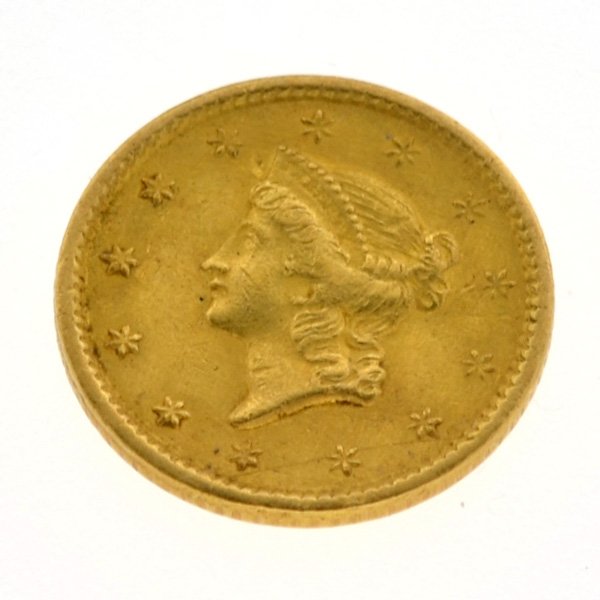 1851 $1 U.S. Liberty Head Gold Coin - Investment
