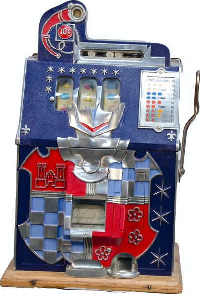 10 Cent Mills Novelty Half-Top Castle Slot Machine