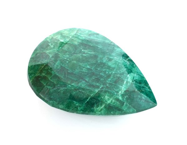 APP: 23.5k 902.70CT Pear Cut Green Beryl Gemstone: 902.70CT Pear Cut Green Beryl Gemstone Retail Replacement Value:
