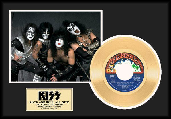 KISS ''Rock N Roll All Nite'' Gold 45: KISS "Rock N Roll All Nite" Item Profile: GOV FILE # S-