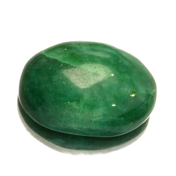 14.50CT Oval Cut Cabochon Green Beryl Gemstone: 14.50CT Oval Cut Cabochon Green Beryl Gemstone Retail Replacement