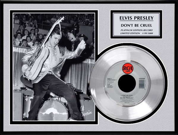 ELVIS PRESLEY "Don't be Cruel" Platinum Edition Record: ELVIS PRESLEY "Don't be Cruel" Item Profile: GOV FIL