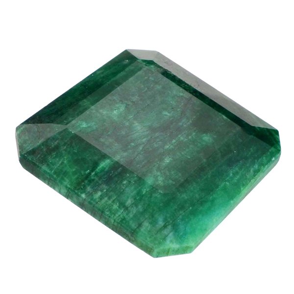APP: 8k 333 CT Square Emerald Cut Green Beryl Gemstone: 333.90CT Square Emerald Cut Green Beryl Gemstone Retail Replacem