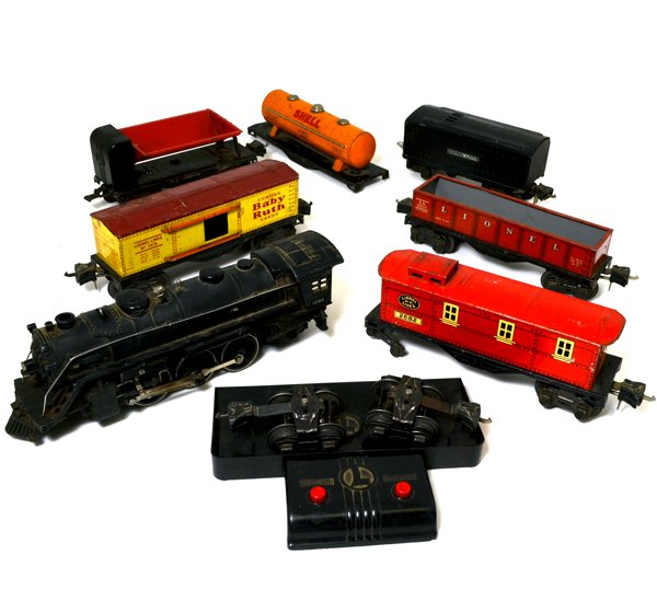 Lionel Pre-War Train Set 1938-1942 Steam Engine 5 Cars: Lionel Pre-War Train Set 1938-1942 Steam Engi