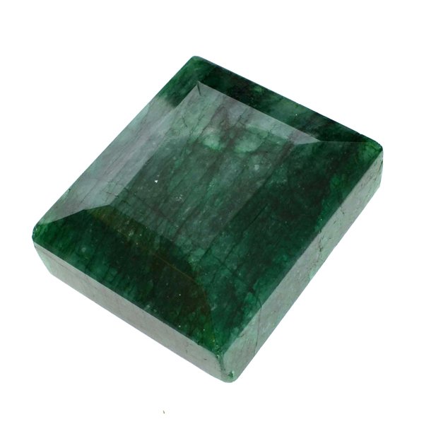 APP: 9.3k 357.25CT Rectangle Cut Green Beryl Gemstone: 357.25CT Rectangle Cut Green Beryl Gemstone Retail Replacement Value: