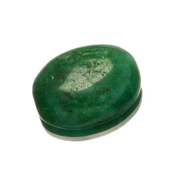 14.50CT Oval Cut Cabochon Green Beryl Gemstone: 14.50CT Oval Cut Cabochon Green Beryl Gemstone Retail Replacement