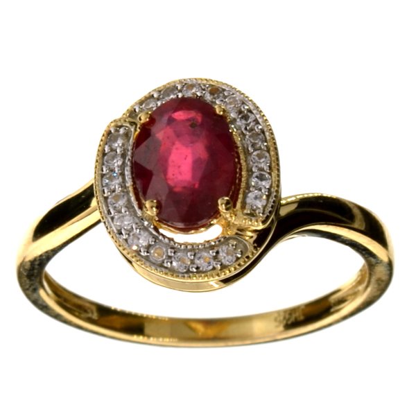 APP: 0.4k 1.09CT Ruby & Sapphire Sterling Silver Ring: 1.09CT Ruby and Sapphire Sterling Silver Ring Retail Replacement Value: