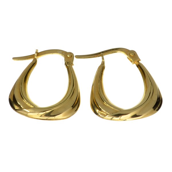 Exquisite 14 kt. Gold, Hoop Earrings: Exquisite 14 kt. Gold, Hoop Earrings Item Profile: GOV FILE # 83587 Asse