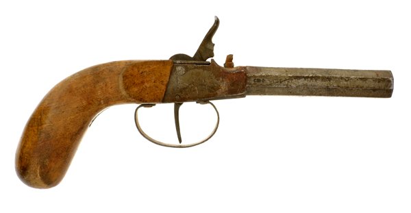 Early Museum 1900's Single Shot Boot Pistol (As is): Early Rare Museum 1900's Single Shot Boot P