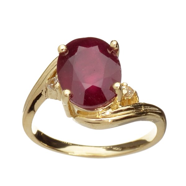 APP: 4.8k 14 kt. Gold, 3.65CT Ruby & Topaz Ring: 14 kt. Gold, 3.65CT Ruby And Topaz RingRetail Replacement Value: