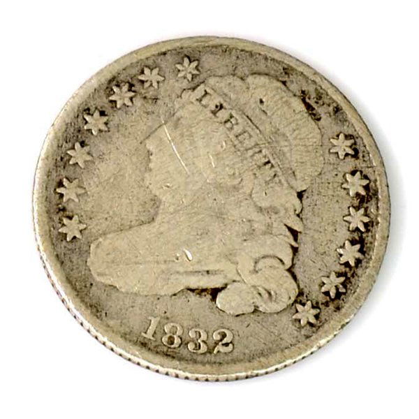 1832 Capped Bust Dime Coin - Investment: 1832 Capped Bust Dime Coin Item Profile: GOV FILE # C-32313Asset Type: CoinSh