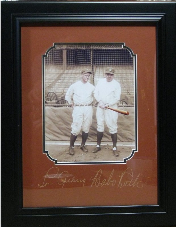 Babe Ruth and Lou Gehrig - Plate Signatures: Gov. File: M-00604 Babe Ruth and Lou Gehrig - Plate Signatures Asset Type: SportShipping: $24.95. Item may be pick up only, or require additional shipping charges due to weight or size.