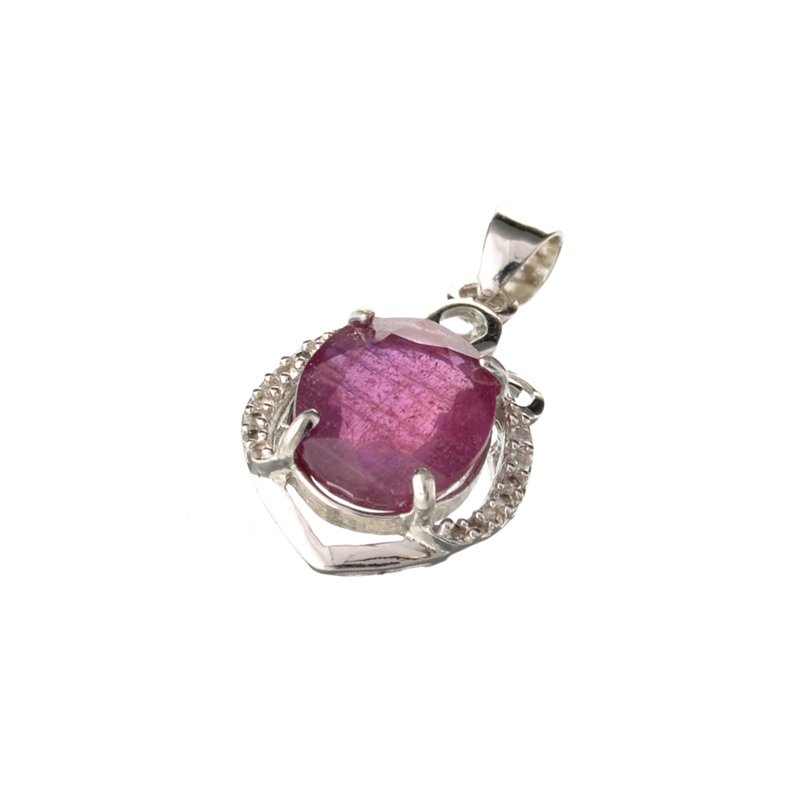 APP: 1.3k Fine Jewerly 4.00CT Oval Cut Ruby And White: Gov. File: H-17175 Fine Jewerly 4.00CT Oval Cut Ruby And White Sapphire Sterling Silver Pendant Retail Replacement Value: $1.3K Asset Type: Pendant Shipping: $19.95