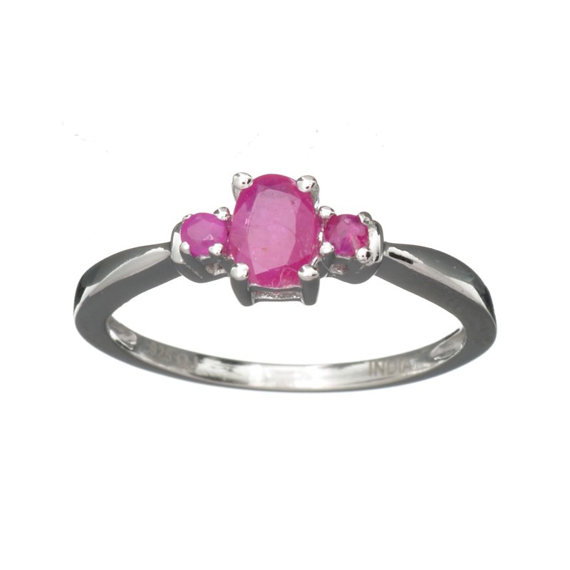 APP: 1.6k Fine Jewelry 1.00CT Mixed Cut Ruby And: Gov. File: H-15223 Fine Jewelry 1.00CT Mixed Cut Ruby And Platinum Over Sterling Silver Ring Retail Replacement Value: $1.6K Asset Type: Ring Shipping: $19.95