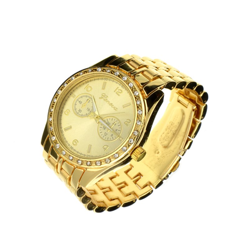 New Women's Geneva, Stainless Steel Back, Quartz: Gov. File: H-12663 New Women's Geneva, Stainless Steel Back, Quartz Movement Watch Asset Type: Watch Shipping: $19.95