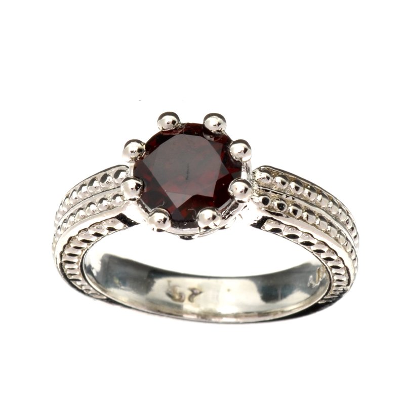 APP: 1.1k Fine Jewelry 1.60CT Round Cut Almandite: Gov. File: H-06118 Fine Jewelry 1.60CT Round Cut Almandite Garnet And Platinum Over Sterling Silver Ring Retail Replacement Value: $1.1K Asset Type: Ring Shipping: $19.95