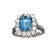 APP: 1k Fine Jewelry 6.23CT Blue Topaz And White